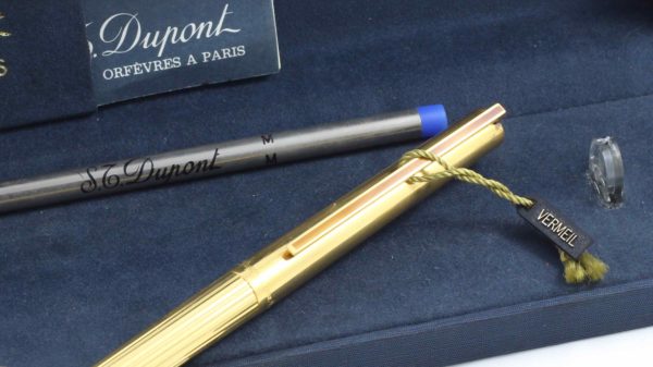 S.T. Dupont Classique Vermeil ballpoint pen