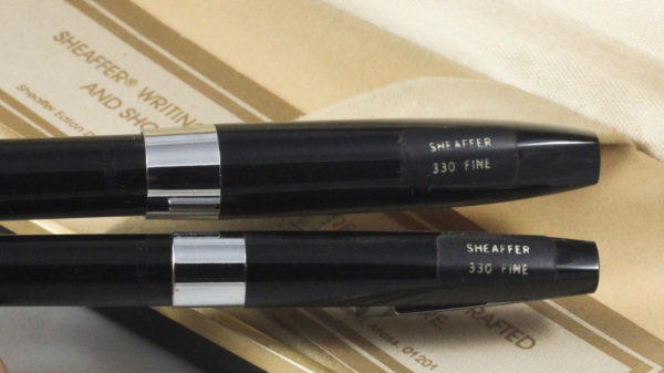 Best Pen Shop | Sheaffer 330 (Imperial) Fountain Pen Set - BLACK FINE - FP & BP4