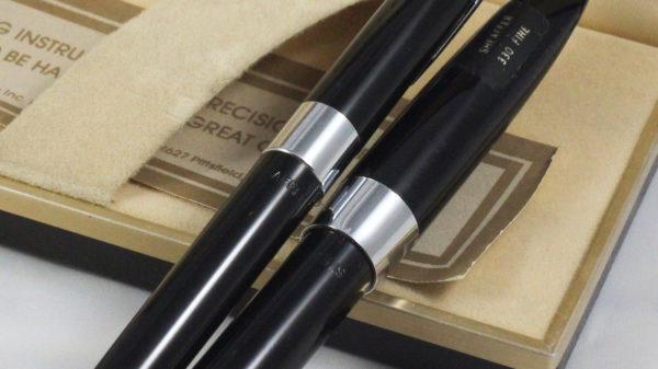 Best Pen Shop | Sheaffer 330 (Imperial) Fountain Pen Set - BLACK FINE - FP & BP4