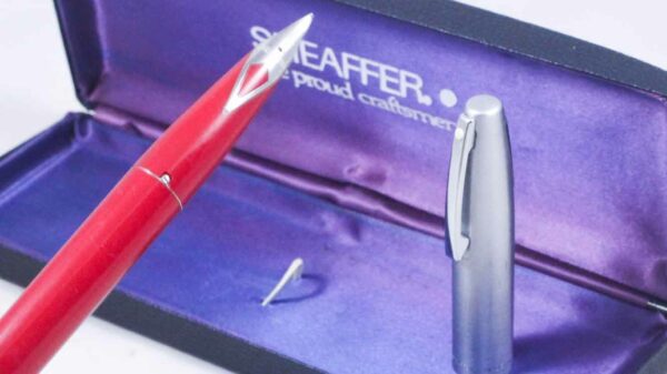 Sheaffer 440 (Imperial) Fountain Pen - Red with Fine Nib - (New Old Stock) by Best Pen Shop