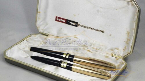 Geha Goldschwinge Fountain Pen 745 (OBB Nib) & 345 Ballpoint Set by Best Pen Shop